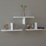 Staggered Trio Wall Shelf – 3 Pc Minimalist Display Set