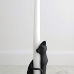 Cat Hug Candle Stand – 1 Pc Ceramic Holder with Whimsical Charm