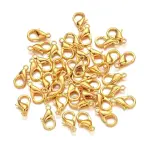 10 Pcs Golden Dolphin Lobster Clasp Hooks DIY Crafts Jewelry Making, Decorative Projects Handmade Accessories