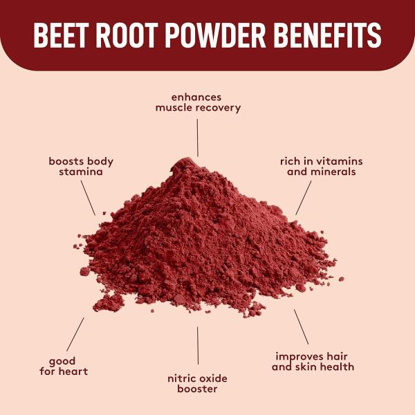 Beetroot Face Pack, Beetroot Gura, Beet root Powder, Bitrut Glow Skin Facepack, Organic- Anti-aging, De-Tanning, Skin Whitening - 100 g