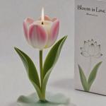 Luxury Modern Blooming Poppy Candle Stand – Artistic Floral Tealight Holder