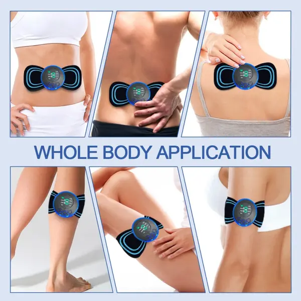 EMS Mini Massager Muscle Stimulator Full Body Relaxation Acupoints Massage Device