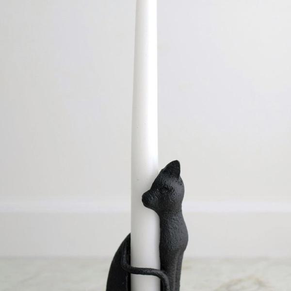Cat Hug Candle Stand – 1 Pc Ceramic Holder with Whimsical Charm