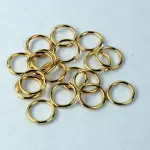 Golden Jump Ring 100 Pcs -DIY Accessory For Jewelry Making