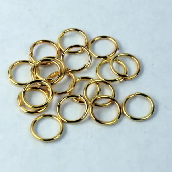 Golden Jump Ring 100 Pcs -DIY Accessory For Jewelry Making
