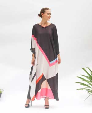 Blended Silk Kaftan Fashionable