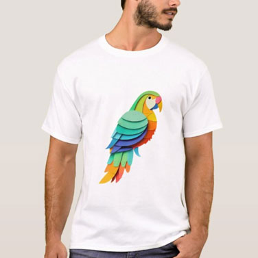 Tropical Parrot Paradise T-Shirt