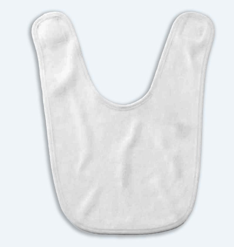 Highly Breathable Baby Bib White