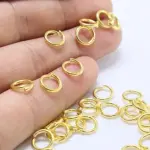Golden Jump Ring 100 Pcs -DIY Accessory For Jewelry Making