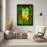 Return to Your Lord Bengali Calligraphy Wall Art | Islamic Guidance Decor | Spiritual Invitation Frame